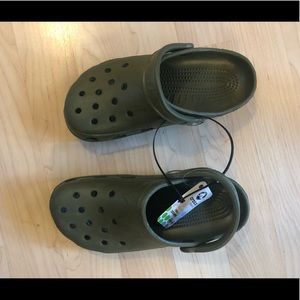 Brand New Army Green Crocs!